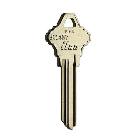Ilco Ilco: Key Blanks Cylinder Lock, 6-Pin, Natural Nickel Silver For Schlage ILCO-SC1467